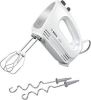 BOSCH Handmixer CleverMixx MFQ24200 inclusief edelstalen turbogarde en edelstalen deeghaken, 4 snelheidsinstellingen, licht en ergonomisch, wit/zilver online kopen